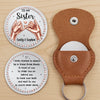 Custom Pocket Hug - Personalized Best Friend Birthday Gifts For Women, Besties, Sisters, BFF - Sisters By Heart Forever