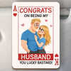 Custom Car Visor Clip - Personalized Anniversary Wedding Gifts For Husband And Wife, Him And Her - Always Better Together