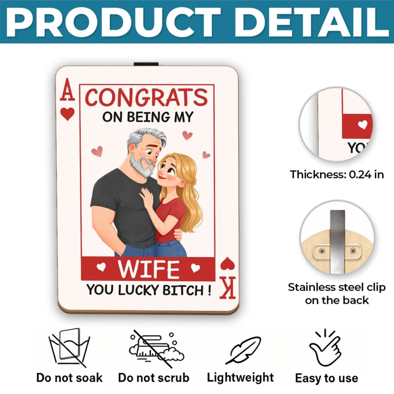 Custom Car Visor Clip - Personalized Anniversary Wedding Gifts For Husband And Wife, Him And Her - You And Me Always