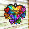 Custom Window Hanging Suncatcher Ornament - Personalized Mother's Day Birthday Gifts For Mom, Grandma - My Forever Sweethearts