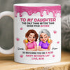 Custom 3D Inflated Effect Printed Mug - Personalized Mother's Day Gifts For Mom, Daughter - She Gave Me Everything