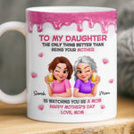 Custom 3D Inflated Effect Printed Mug - Personalized Mother's Day Gifts For Mom, Daughter - She Gave Me Everything