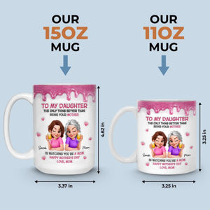 Custom 3D Inflated Effect Printed Mug - Personalized Mother's Day Gifts For Mom, Daughter - She Gave Me Everything