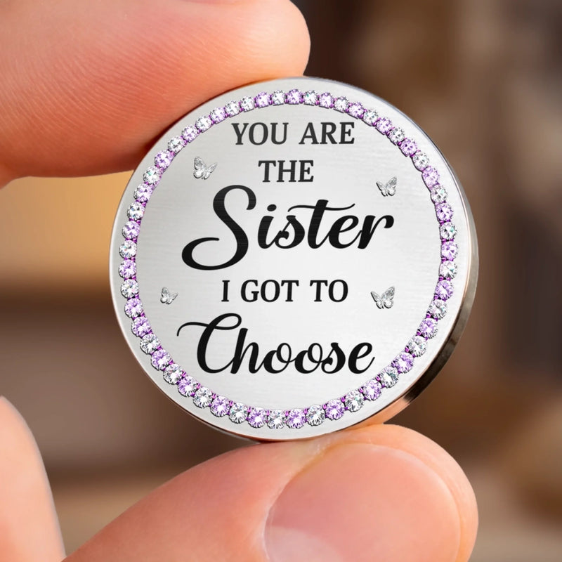 Custom Pocket Hug - Personalized Best Friend Birthday Gifts For Women, Besties, Sisters, BFF - My Forever Kind Of Sister
