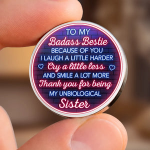 Custom Pocket Hug - Personalized Best Friend Birthday Gifts For Women, Besties, Sisters, BFF - Chaos Coordinator