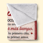 Manta Personalizada – Regalos Personalizados de Aniversario y Boda para Esposo y Esposa, Para Él y Para Ella – Juntos Se Siente Perfecto