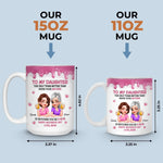 Custom 3D Inflated Effect Printed Mug - Personalized Mother's Day Gifts For Mom, Daughter - Mom And Daughter Forever Bonded