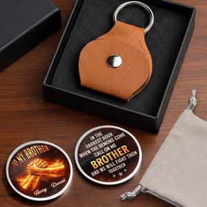 Custom Pocket Hug - Personalized Birthday Gifts For Brother - Bound To Be Brothers