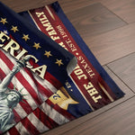 Custom Flag - Personalized America 250th Anniversary Gifts For Family - Family Is Forever Love