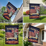 Custom Flag - Personalized America 250th Anniversary Gifts For Family - Family Is Forever Love
