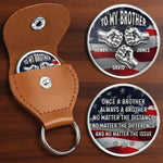 Custom Pocket Hug - Personalized America 250th Anniversary Gifts For Brothers - Brotherhood That Never Breaks