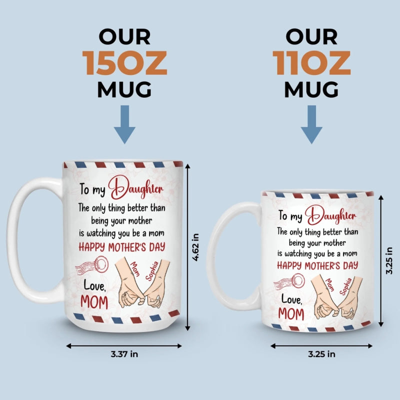 Custom Mug - Personalized Mother's Day Birthday Gifts For Daughter - The Legacy Of Love