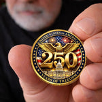 Commemorative Keepsake Coin - America 250th Anniversary Gifts For Family - Proud Of Our Shared Heritage