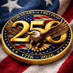 Commemorative Keepsake Coin - America 250th Anniversary Gifts For Patriots, Veterans, History Enthusiasts - United In Freedom And Pride