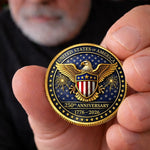 Commemorative Keepsake Coin - America 250th Anniversary Gifts For Women, Men - Celebrating Liberty Together