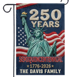 Custom Flag - Personalized America 250th Anniversary Gifts For Mom, Dad, Brother, Sister, Kids - Legacy Of Freedom And Unity