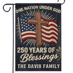 Custom Flag - Personalized America 250th Anniversary Gifts For Family - Stars Shine With Pride
