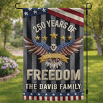 Custom Flag - Personalized America 250th Anniversary Gifts For Family - United By History And Hope