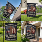 Custom Flag - Personalized America 250th Anniversary Gifts For Family - Stars Shine With Pride