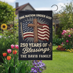 Custom Flag - Personalized America 250th Anniversary Gifts For Family - Stars Shine With Pride