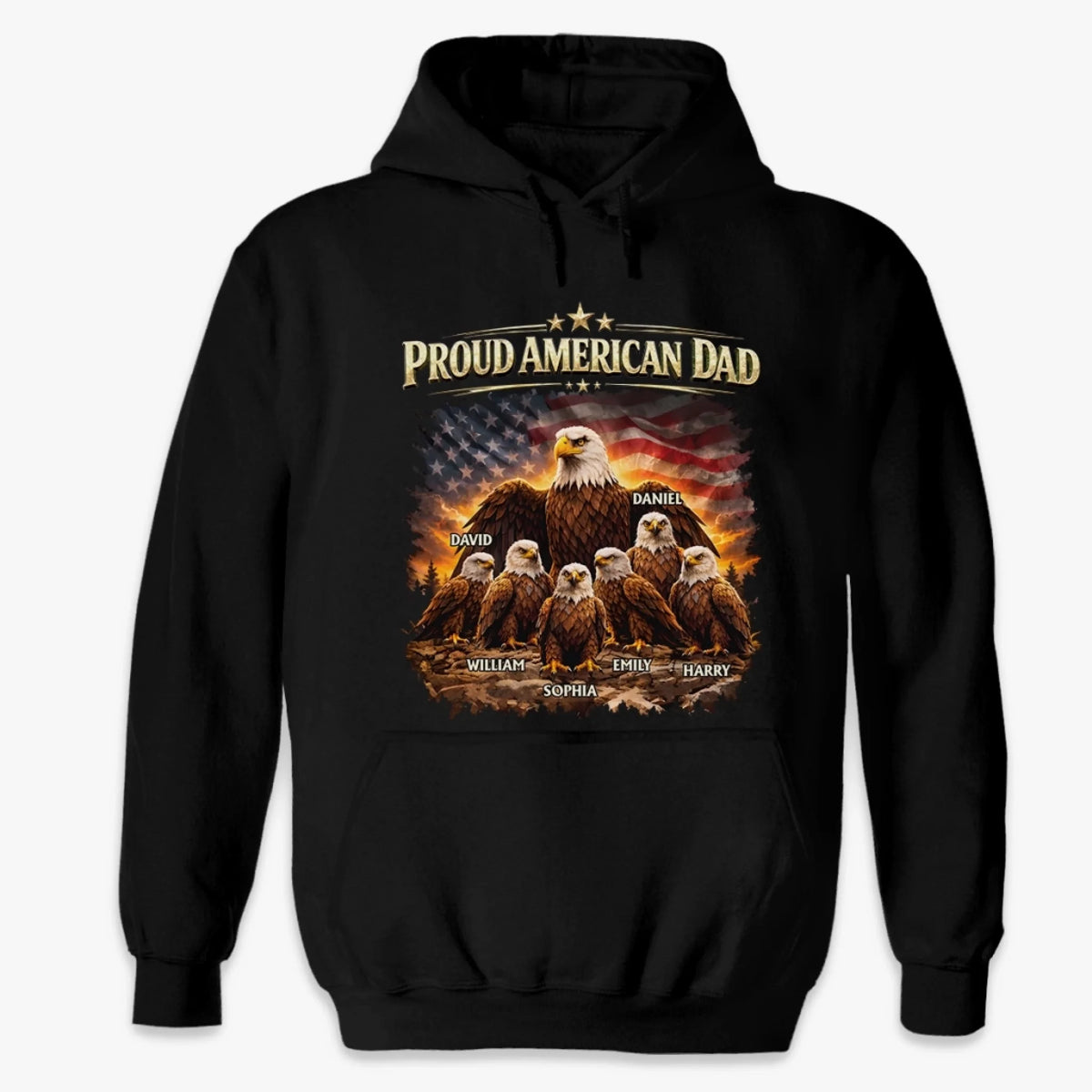 Custom Unisex T-shirt, Premium T-shirt, Hoodie - Personalized Birthday Gifts For Dad, Grandpa - Father My Guiding Light