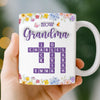 Custom Scrabble 3D Inflated Effect Printed Mug - Personalized Mother's Day Birthday Gifts For Mom, Grandma - Blessed This Mother’s Day