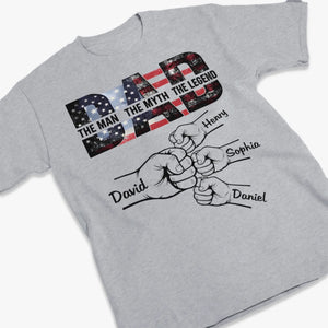 Custom Unisex T-shirt, Premium T-shirt, Hoodie - Personalized Birthday Gifts For Dad, Grandpa - Strength Of A Father