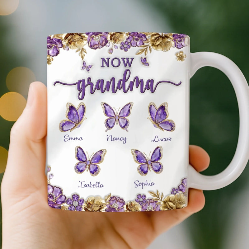 Custom Mug - Personalized Mother's Day Birthday Gifts For Mom, Grandma - First My Mom, Always My Safe Place