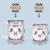 Custom Mug - Personalized Mother's Day Birthday Gifts For Mom, Grandma - First My Mom, Always My Safe Place