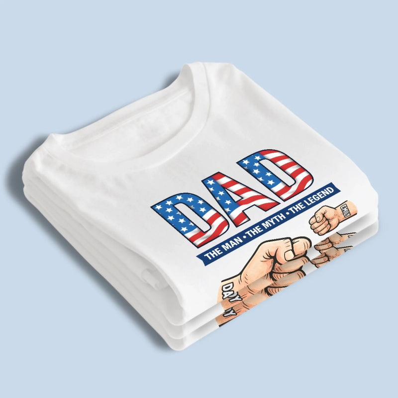Custom Unisex T-shirt, Premium T-shirt, Hoodie - Personalized Birthday Gifts For Dad, Grandpa - Dad My Greatest Support