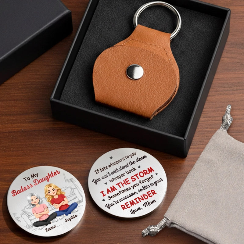 Custom Pocket Hug - Personalized Birthday Gifts For Daughter - Proud Of My Girl