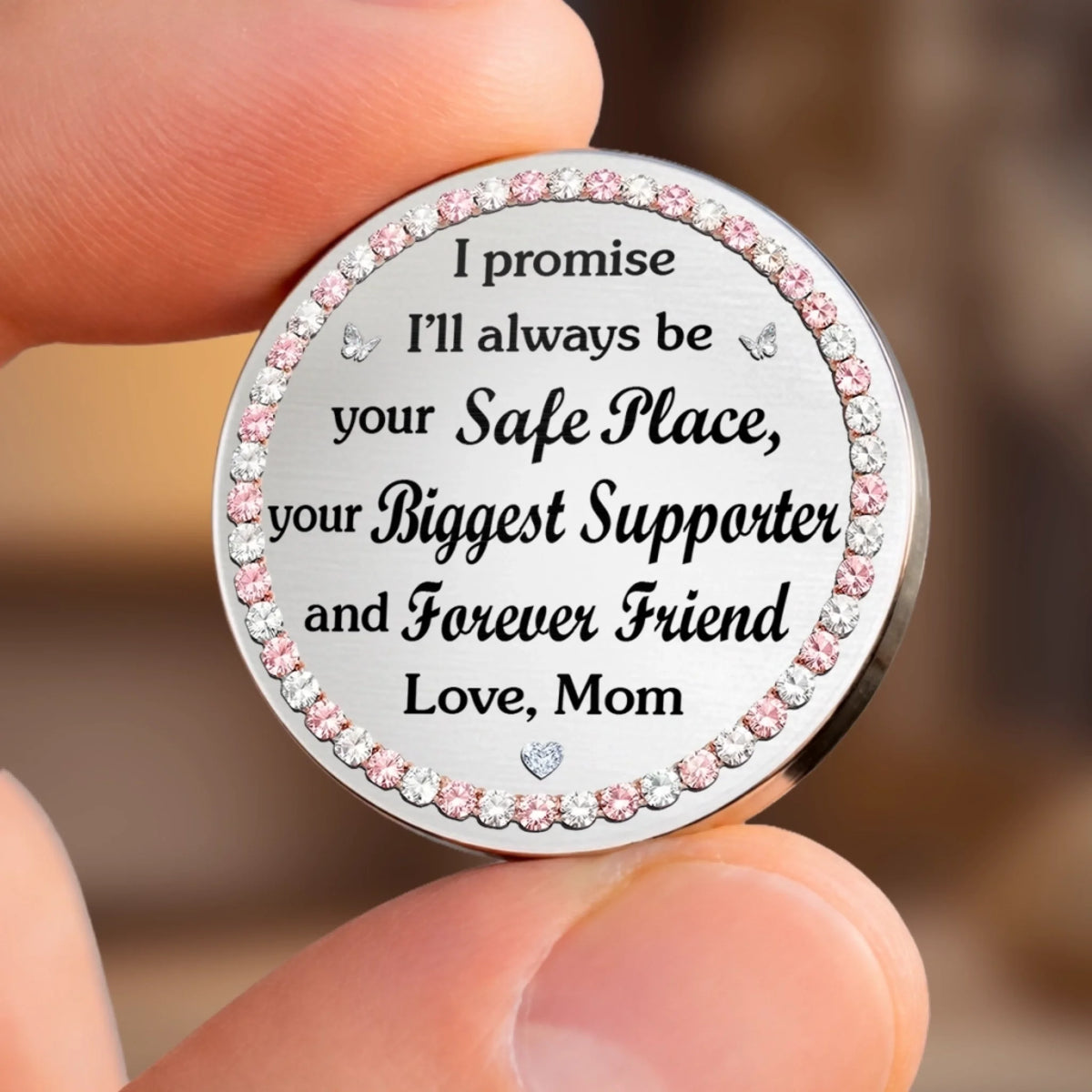 Custom Pocket Hug - Personalized Birthday Gifts For Daughter - Mom’s Endless Love