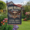 Custom Flag - Personalized America 250th Anniversary Gifts For Mom, Dad, Brother, Sister, Kids - Courage Built Our Future