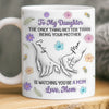 Custom 3D Inflated Effect Printed Mug - Personalized Birthday Gifts For Daughter - Motherhood Looks Beautiful On You