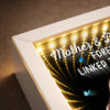 Custom Infinity Mirror Light Box - Personalized Mother's Day Birthday Gifts For Mom - My First Best Friend