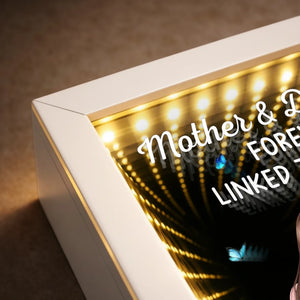 Custom Infinity Mirror Light Box - Personalized Mother's Day Birthday Gifts For Mom - My First Best Friend