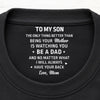 Custom Inside Neck Print T-Shirt - Personalized Birthday Gifts For Son, Daughter - I Will Always Have Your Back