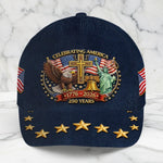 Custom Hat, All Over Print Classic Cap - Personalized America 250th Anniversary Gifts For Women, Men - Roots Of Hope And Honor