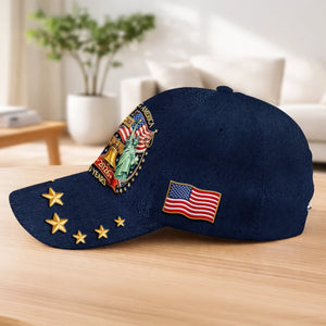 Custom Hat, All Over Print Classic Cap - Personalized America 250th Anniversary Gifts For Women, Men - Roots Of Hope And Honor