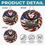 Custom Wood Sign - Personalized America 250th Anniversary Gifts For Mom, Dad, Brother, Sister, Kids - Legacy Of Brave Souls