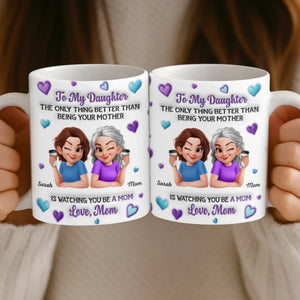 Custom 3D Inflated Effect Printed Mug - Personalized Mother's Day Birthday Gifts For Mom, Daughter - This Is My Favorite Chapter For You