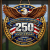 Custom Wood Sign - Personalized America 250th Anniversary Gifts For Mom, Dad, Brother, Sister, Kids - Freedom Lights Our Future