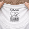 Custom Inside Neck Print T-Shirt - Personalized Best Friend Birthday Gifts For Women, Besties, Sisters, BFF  - You’re My Forever Person