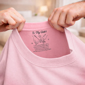 Custom Inside Neck Print T-Shirt - Personalized Best Friend Birthday Gifts For Women, Besties, Sisters, BFF  - You’re My Forever Person