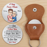 Custom Pocket Hug - Personalized Birthday Gifts For Mom, Son - A Little Hug For My Son
