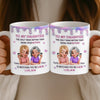 Custom 3D Inflated Effect Printed Mug - Personalized Mother's Day Birthday Gifts For Mom, Daughter - Love Grows Through You