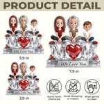 Custom Acrylic Plaque - Personalized Mother's Day Birthday Gifts For Mom - Love, Sealed In Ruby