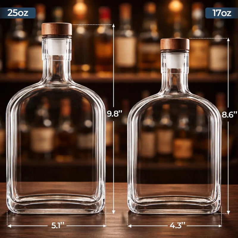Custom Liquor Decanter - Personalized Retirement Gifts For Women, Men - Officially Done