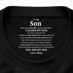 Custom Inside Neck Print T-Shirt - Personalized Birthday Gifts For Mom, Son - Crafted With Love