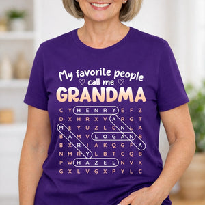 Custom Unisex T-shirt, Premium T-shirt, Hoodie - Personalized Mother's Day Birthday Gifts For Mom, Grandma - Love Begins With Grandma